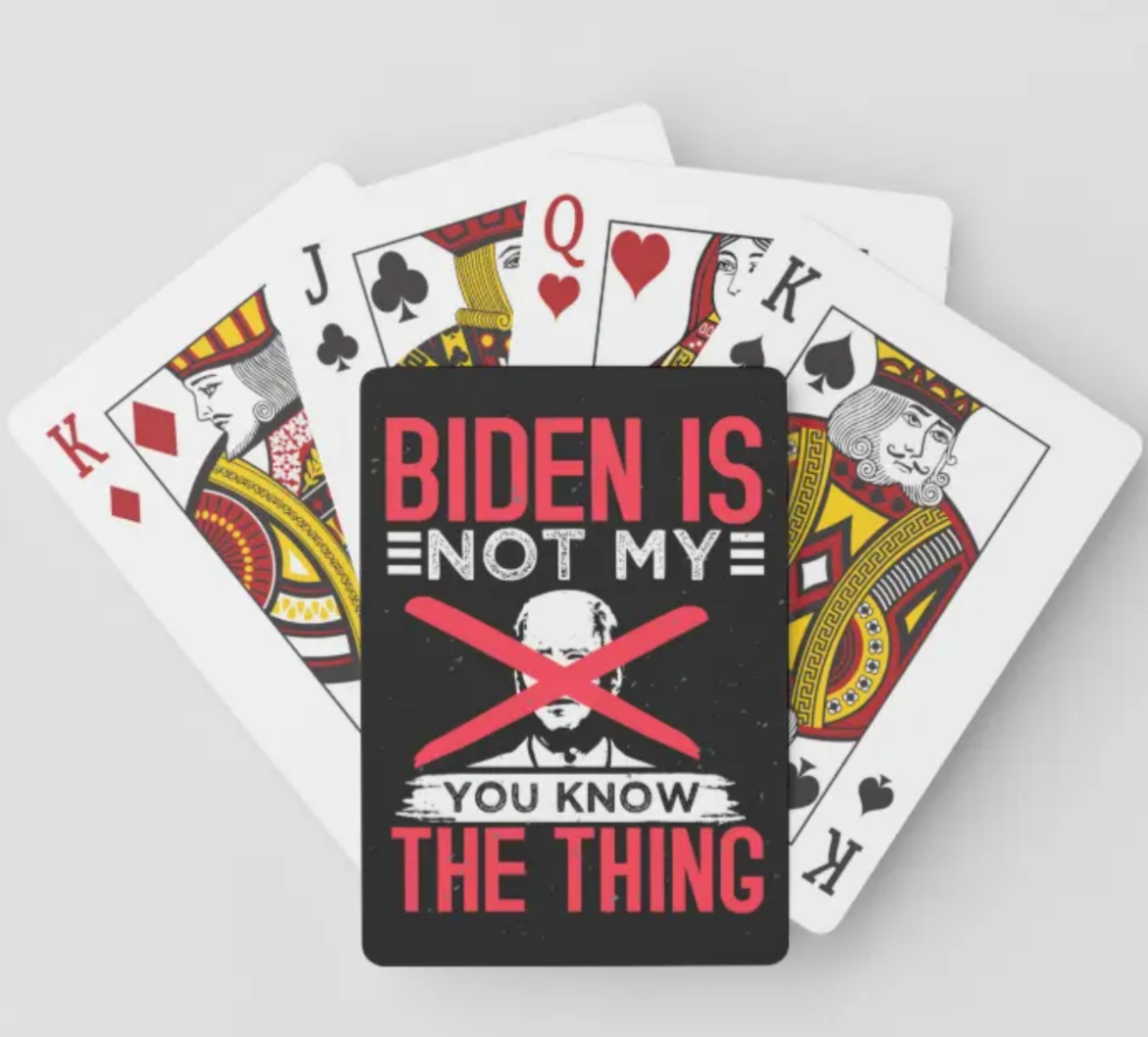 Biden is not my, you know – the thing