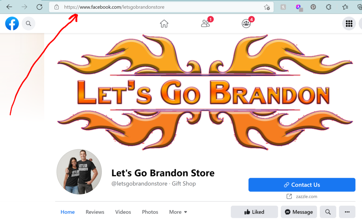 Facebook Page – Let’s Go Brandon